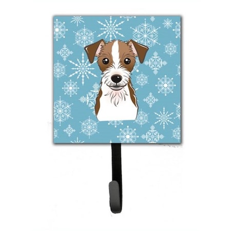 Jensendistributionservices Snowflake Jack Russell Terrier Leash & Key Holder MI1659516